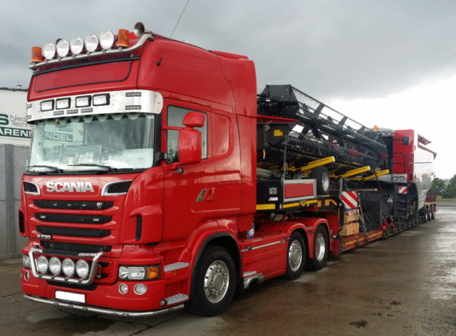 King Spedition Scania 3+3 LKW Red
